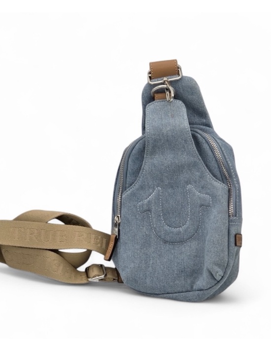 True Religion Handbags - True Religion horse shoe denim crossbody bag / purse.